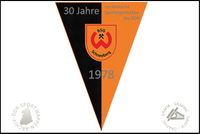 BSG Wismut Schneeberg Wimpel Jubil&auml;um 30 Jahre